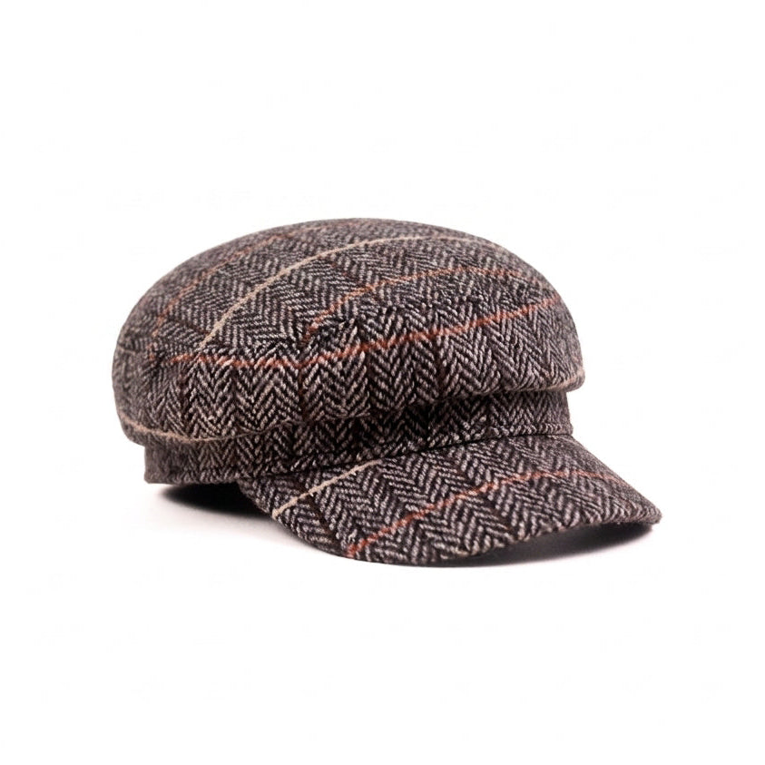 Woven Piper Newsboy Cap