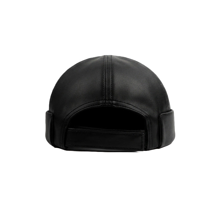 Leather Docker Cap