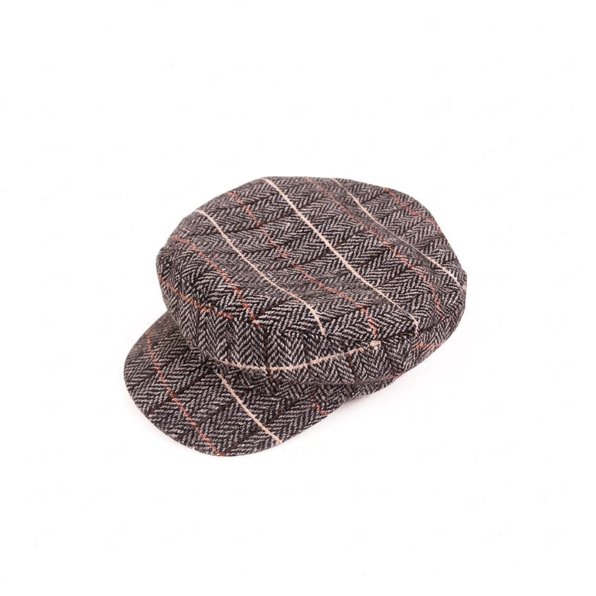 Woven Piper Newsboy Cap