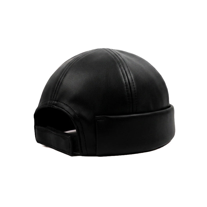 Leather Docker Cap