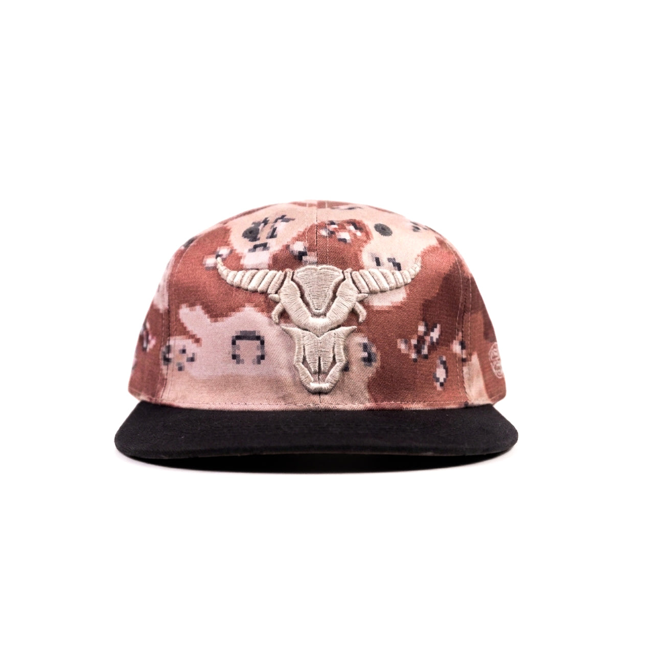Go For Broke Bull Limited Edition Camo Snapback Cap