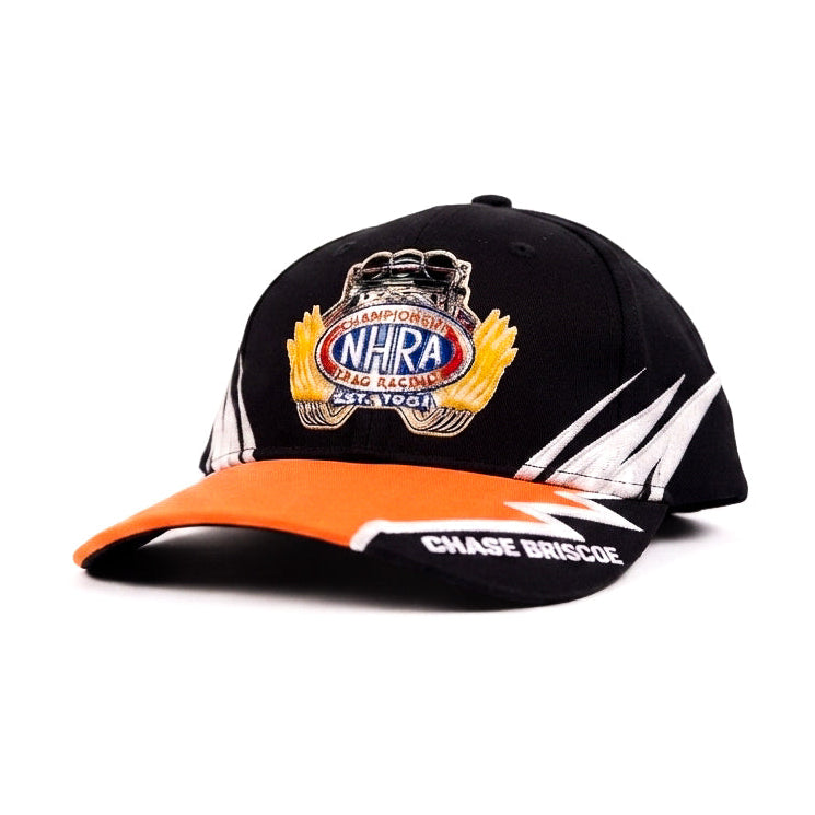 NHRA Orange Brim Drag Racing Cap