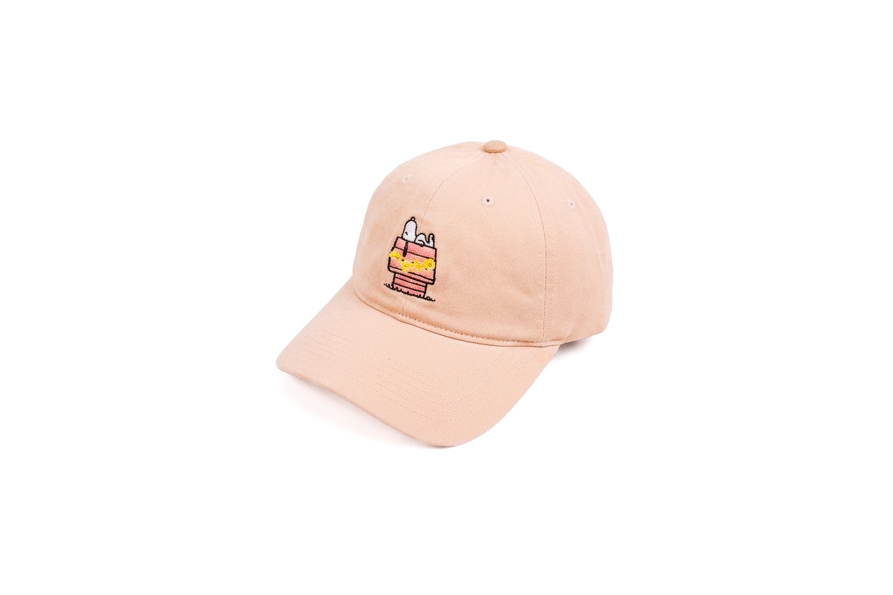 Snoopy Beige Bockless Cap