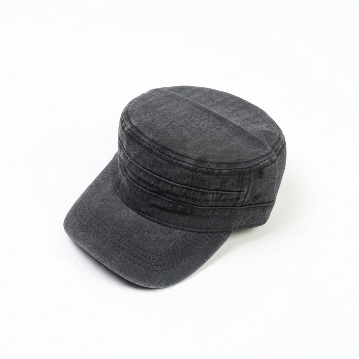 Millitary Grey Denim Jeans Cap