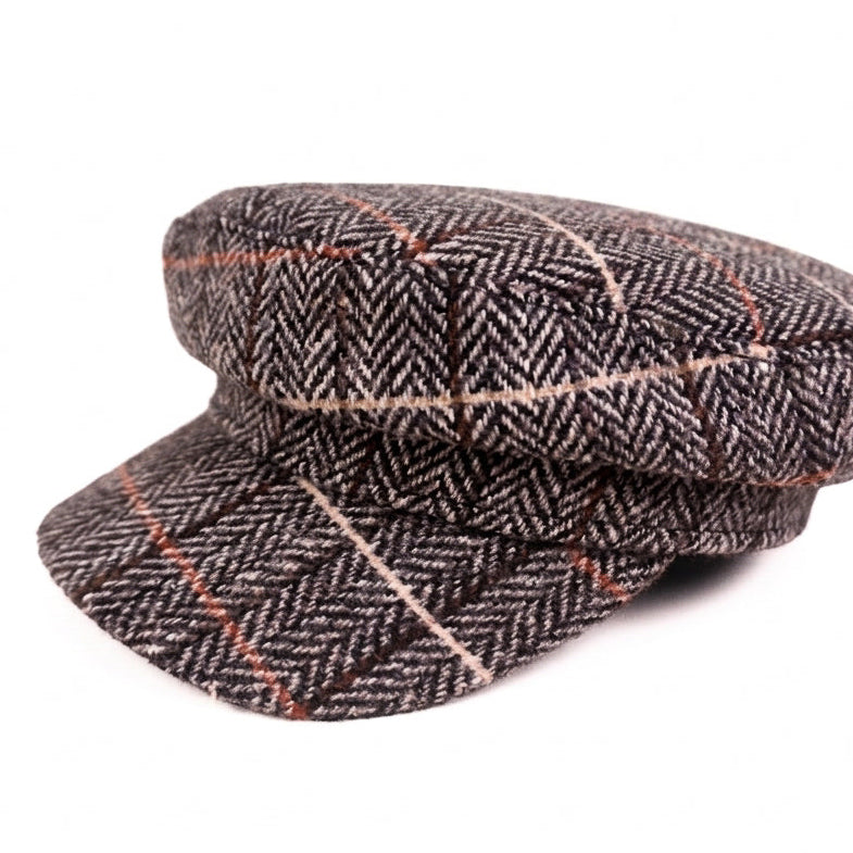 Woven Piper Newsboy Cap