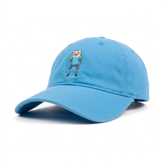 Finn The Human Adventure Time Black Bockless Cap