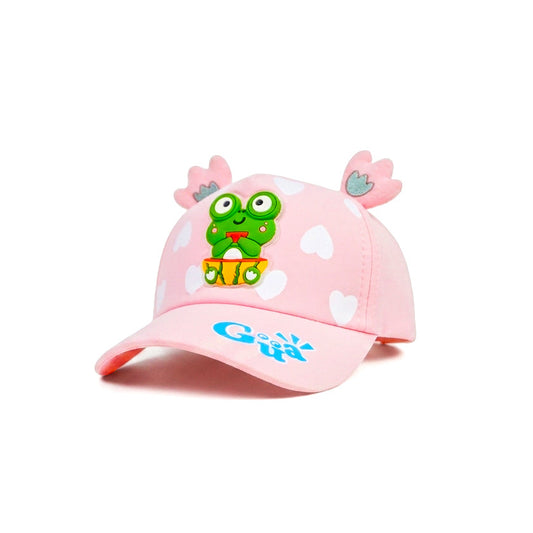 Baby Pink Froggie Gua Funday Kids Cap