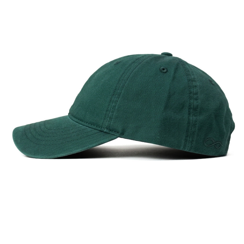 Ponytail Scrubed Deep Green Jeans Cap