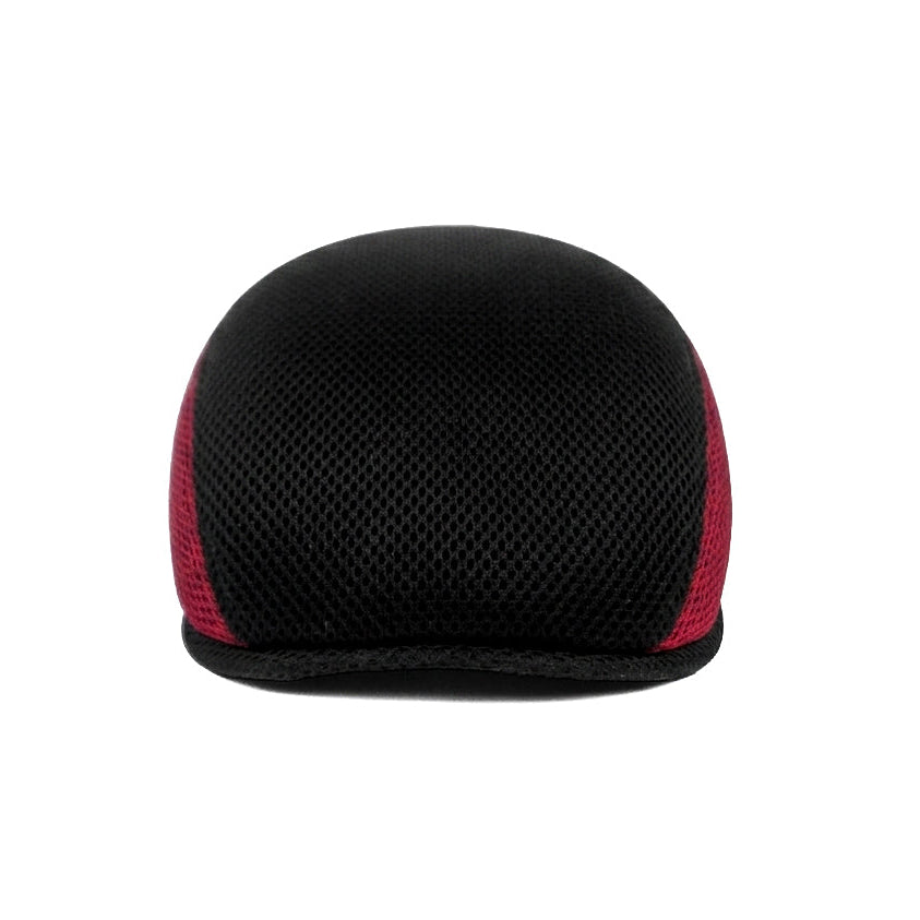 Black and Red Vintage Newsboy Cap