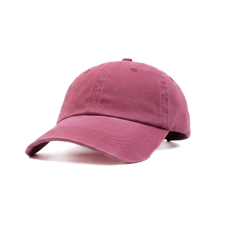 Washed Denim Metal Patched (Maroon)