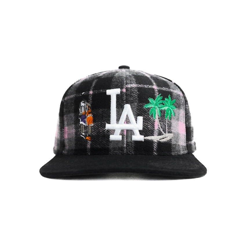 LA Pink Black Beach Limited Edition Snapback Cap