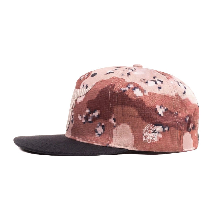 Go For Broke Bull Limited Edition Camo Snapback Cap