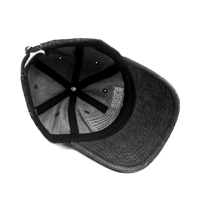 US Black Grey Fitted Cap