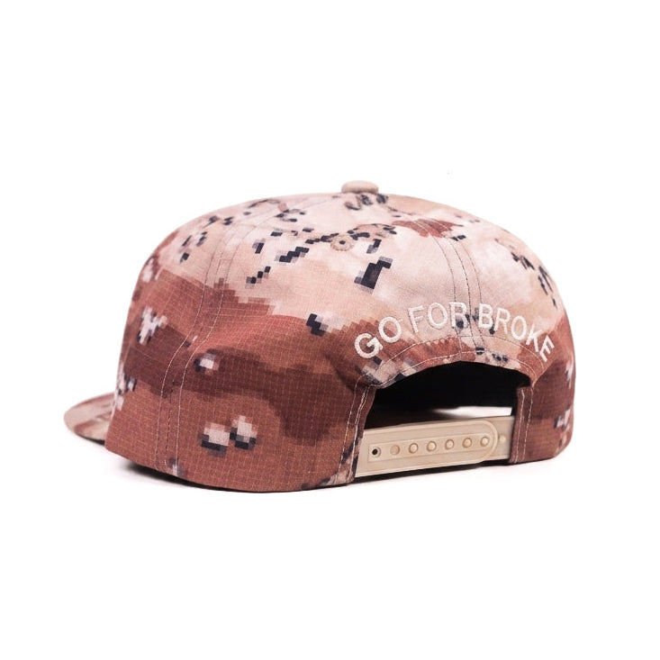 Go For Broke Bull Limited Edition Camo Snapback Cap