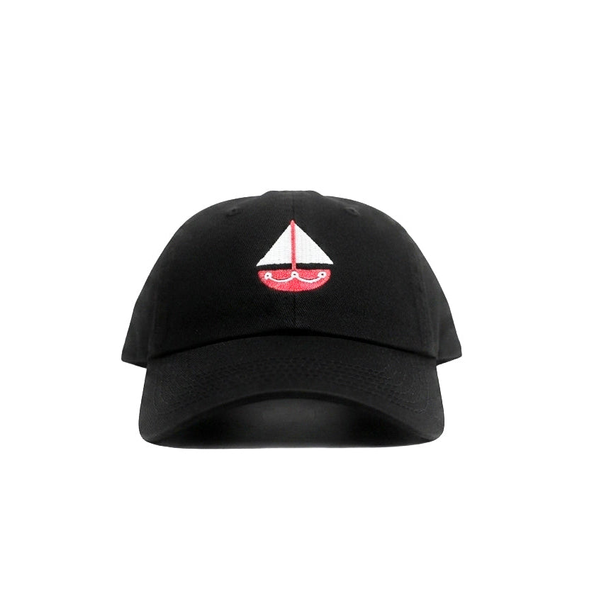 Kids Black Boat Funday Cap