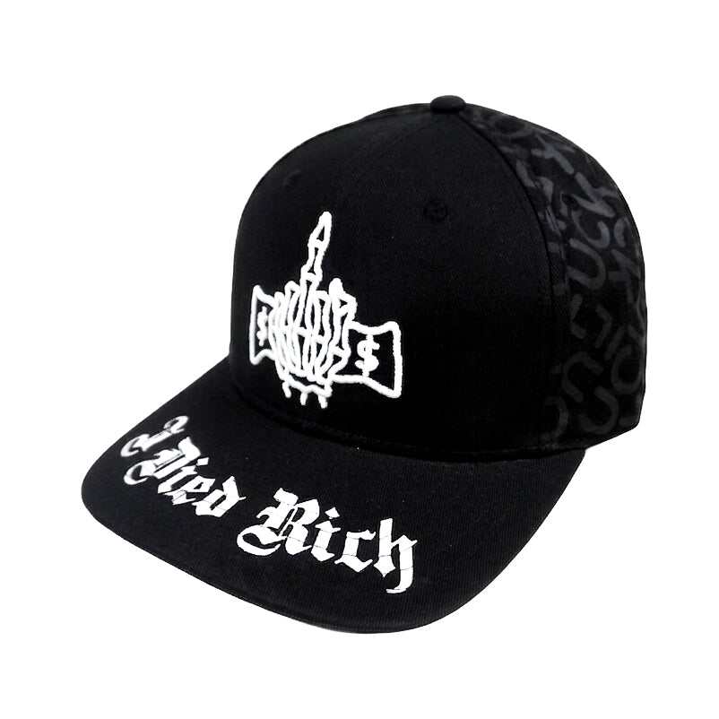 I Died Rich Snapback Cap