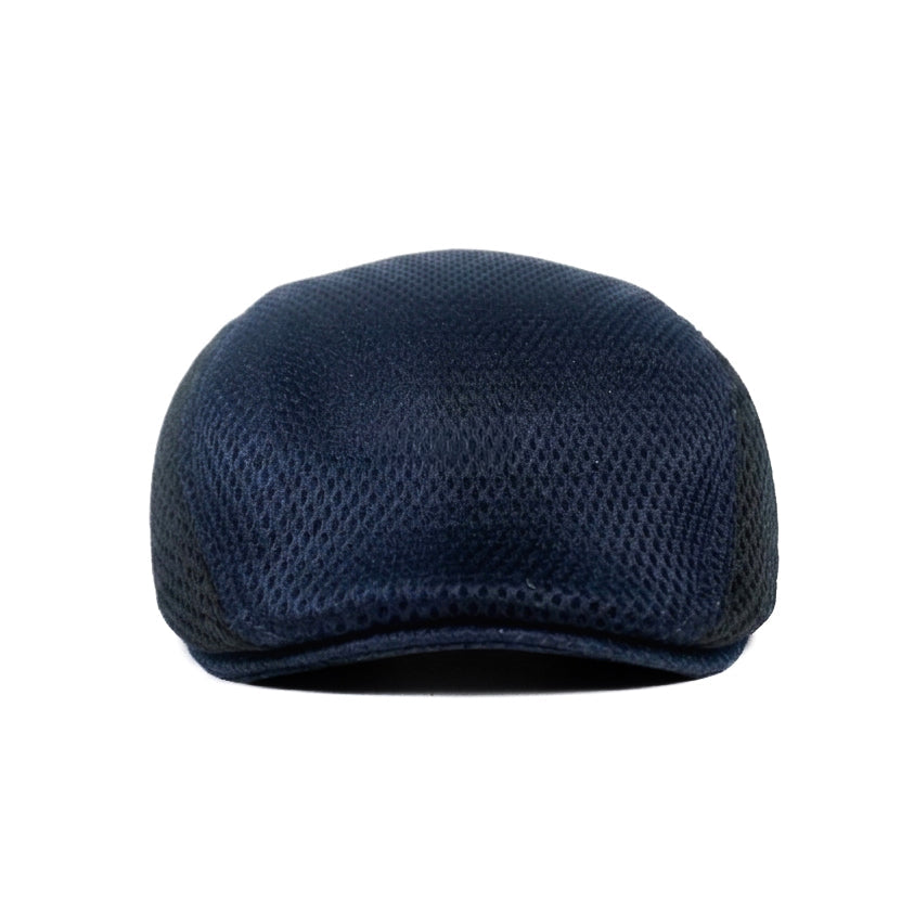 Blue Black Vintage Newsboy Cap