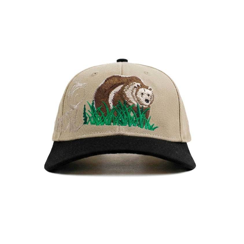 Woodland Bear Snapback Cap