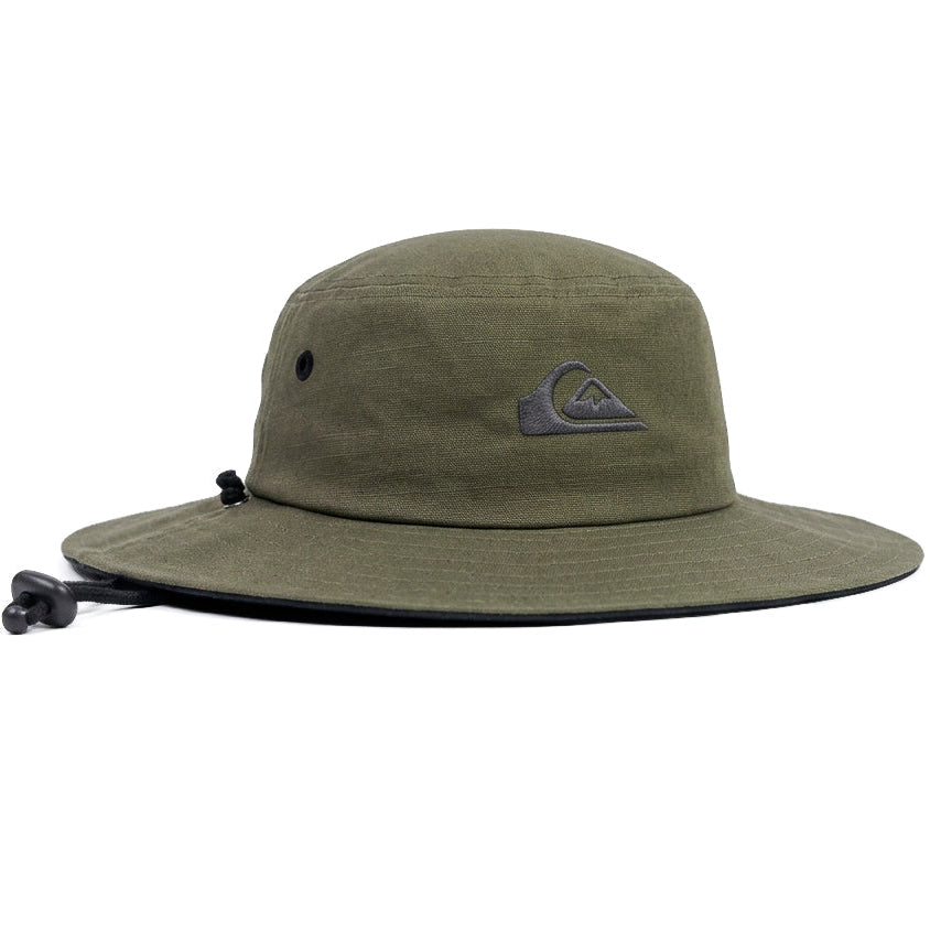 Olive Green Boonie Hat With Chin Cord