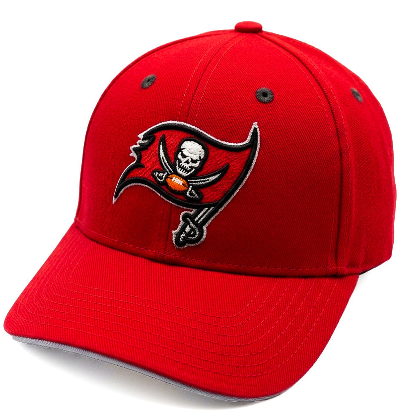 Red Pirate Fitted Snapback Cap