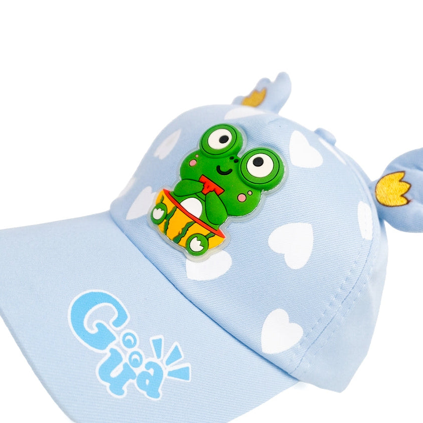 Baby Blue Froggie Gua Funday Kids Cap