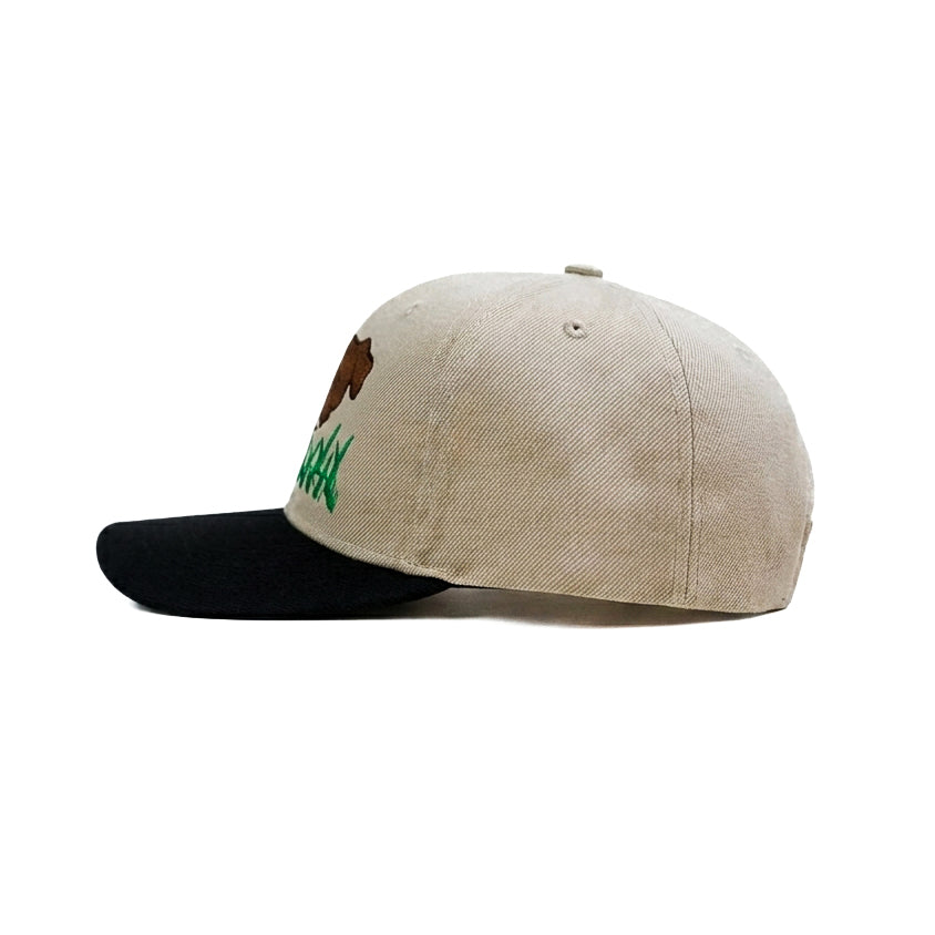 Woodland Bear Snapback Cap