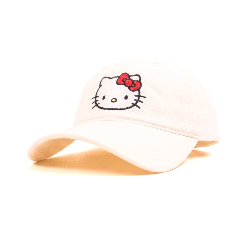 Hello Kitty White Bockless Cap