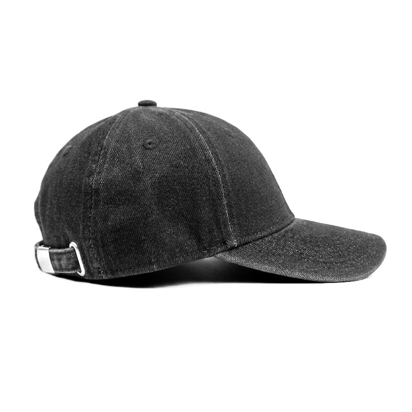 Plain Black Jeans Cap