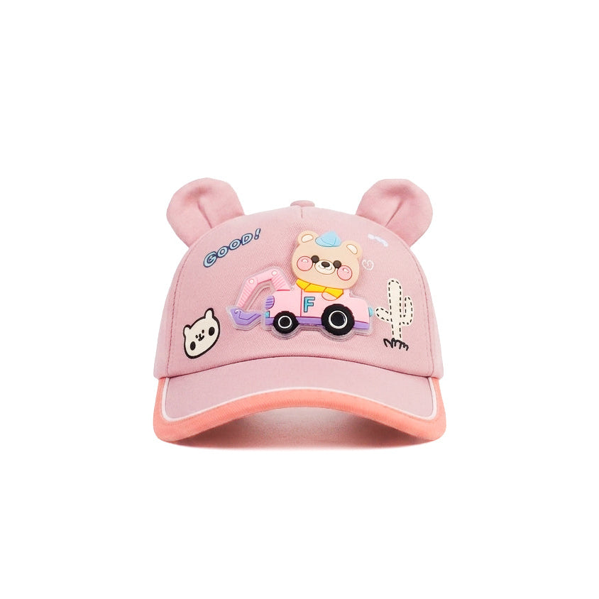 Baby Pink Teady's Joy Ride Funday Kids Cap
