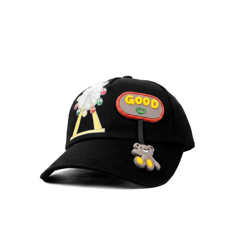 Good Teady Black Kids Cap