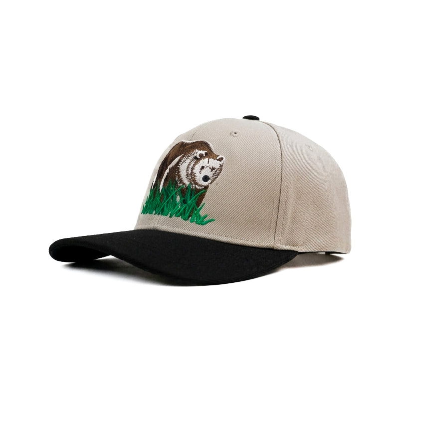 Woodland Bear Snapback Cap
