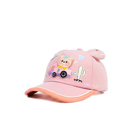 Baby Pink Teady's Joy Ride Funday Kids Cap