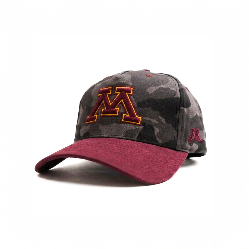 M Grey Camo Fitted  Cap