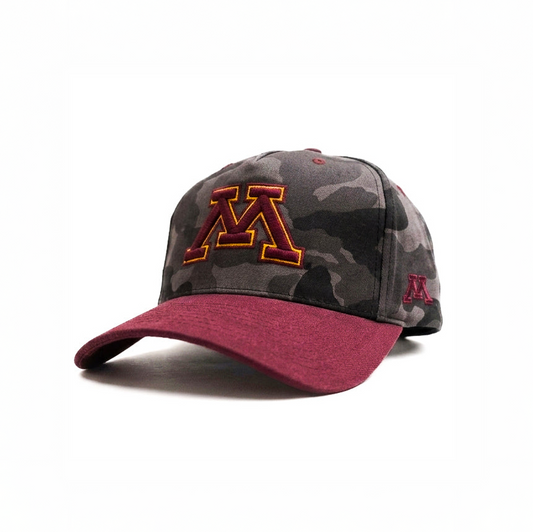 M Grey Camo Fitted  Cap