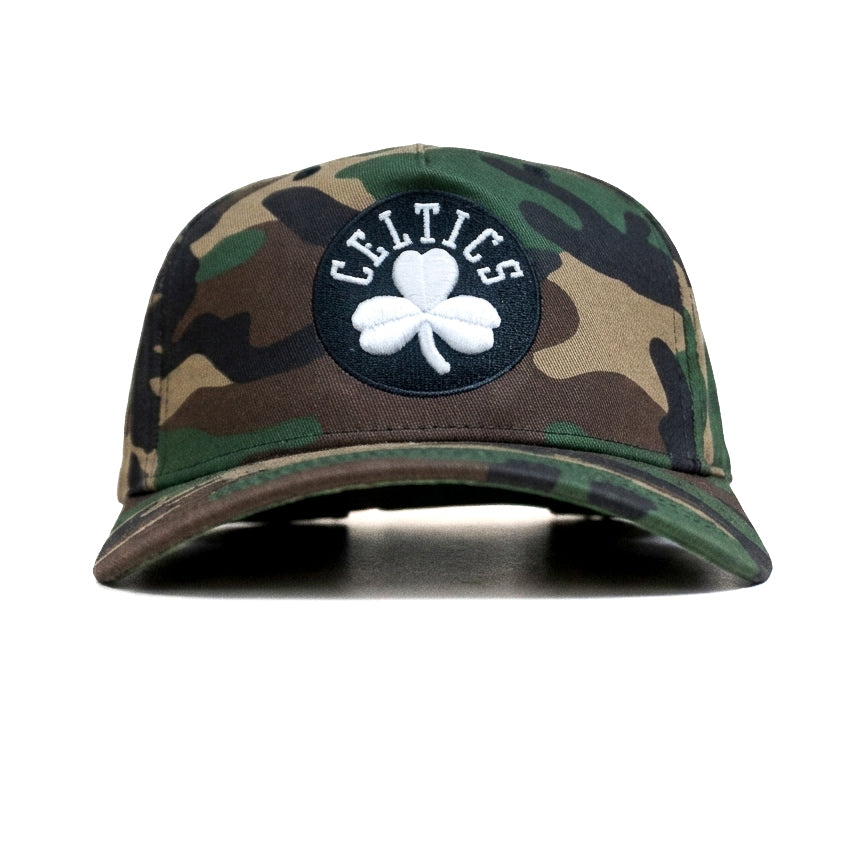 Celtic Army Mitchell and Ness Camo Snapback