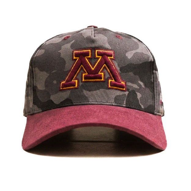 M Grey Camo Fitted  Cap