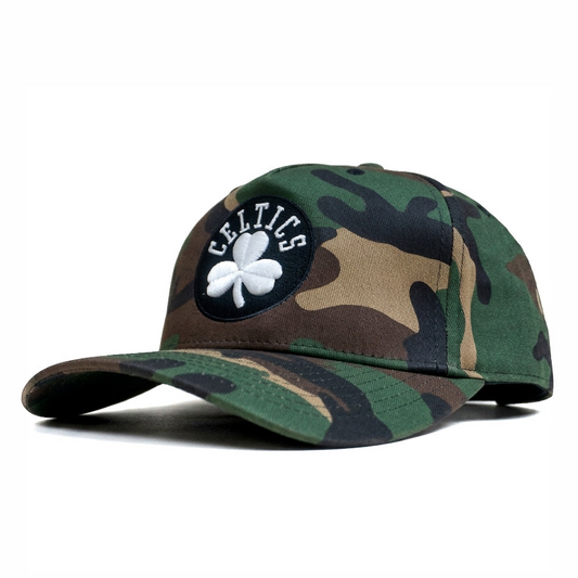 Celtic Army Mitchell and Ness Camo Snapback