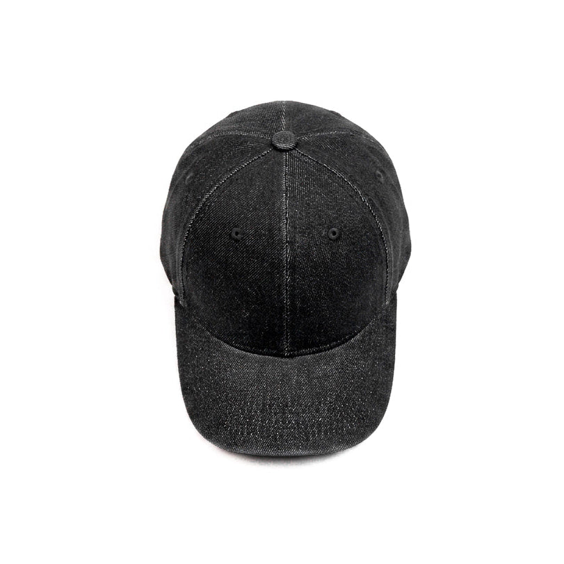 Plain Black Jeans Cap