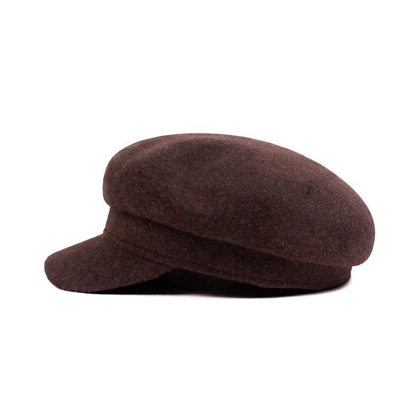 Brown Courtyard Newsboy Cap