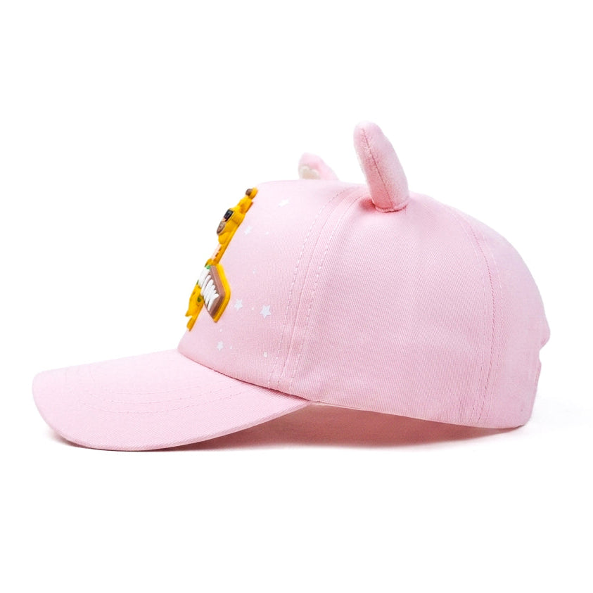 Baby Pink Girraff Kids Funday Cap