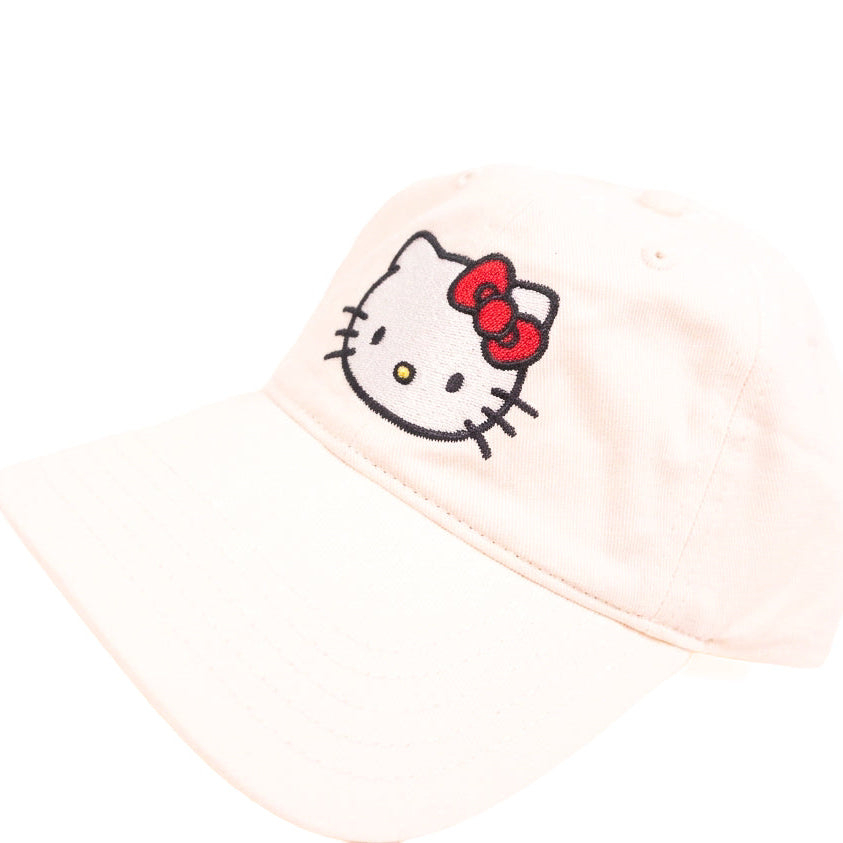 Hello Kitty White Bockless Cap