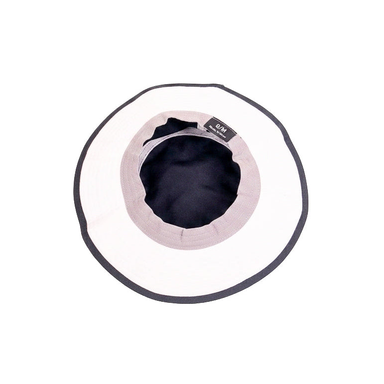 Verutum White Tridant Bucket Hat