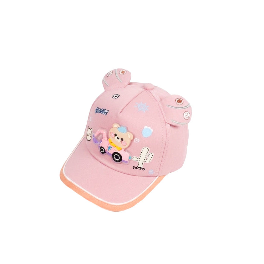 Baby Pink Teady's Joy Ride Funday Kids Cap