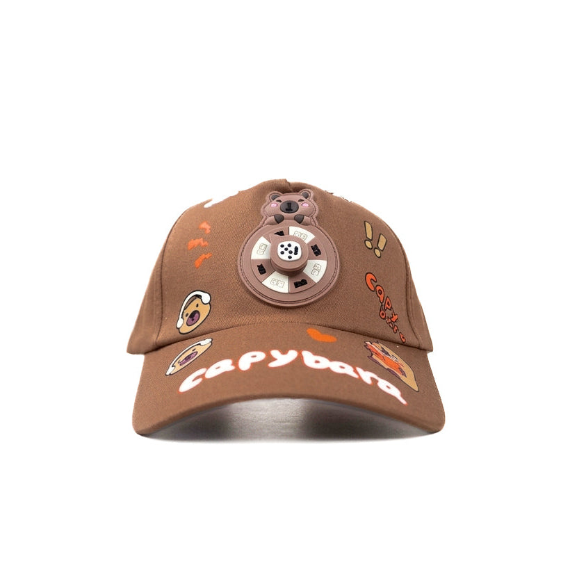 Brown Capybara Funday Kids Cap