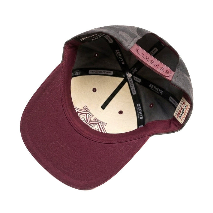 M Grey Camo Fitted  Cap