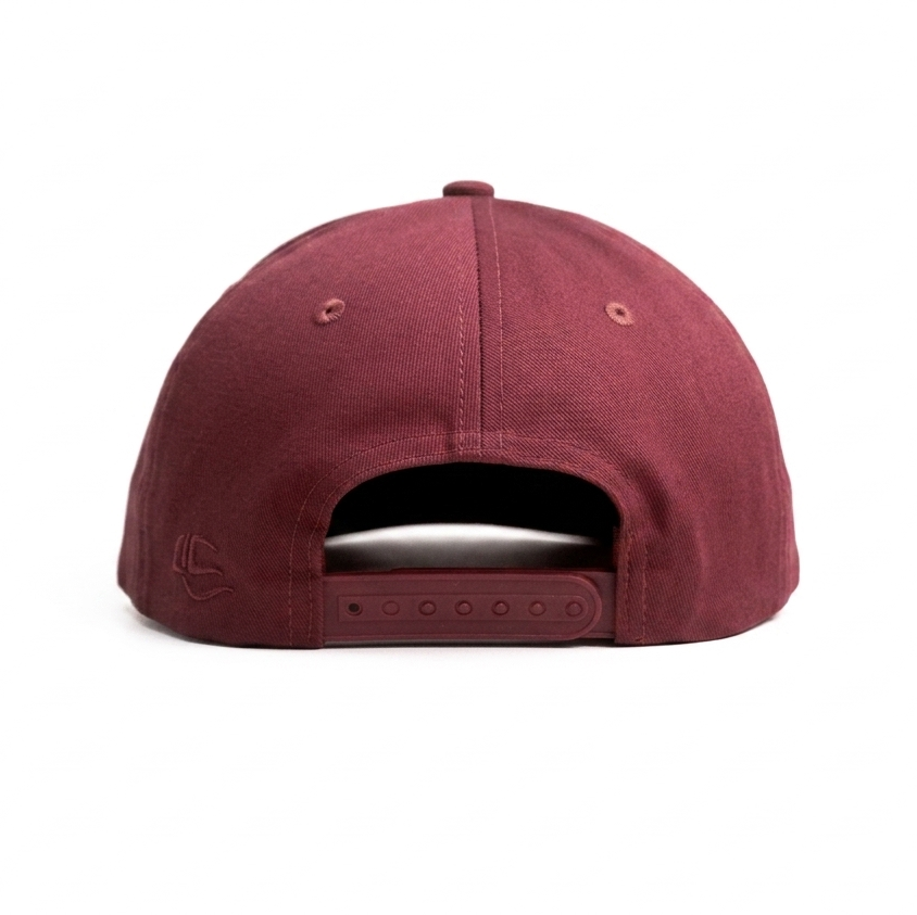 Rope Mode Maroon Snapback Cap