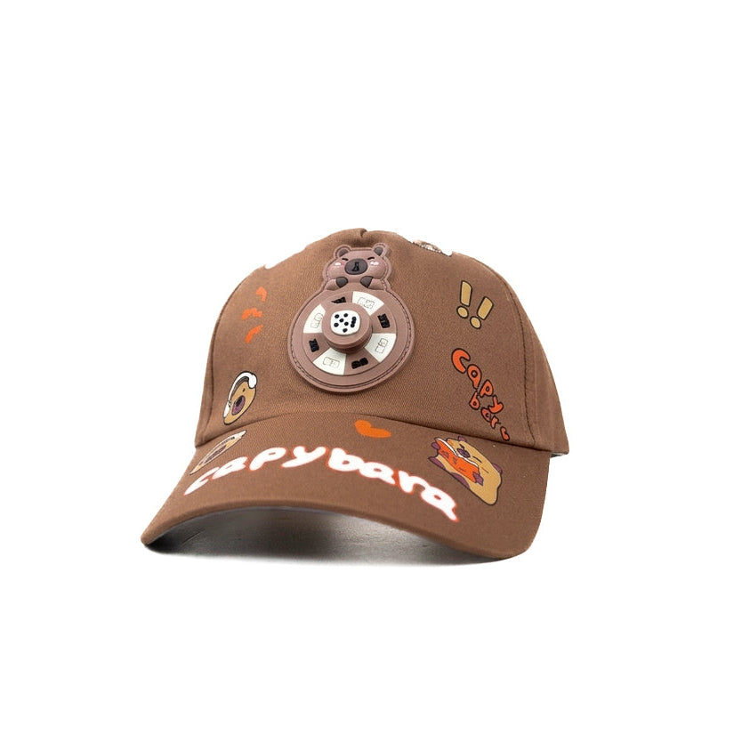 Brown Capybara Funday Kids Cap