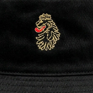 Golden Leo Black Bucket Hat