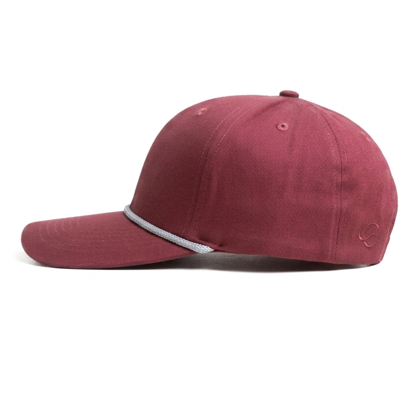 Rope Mode Maroon Snapback Cap