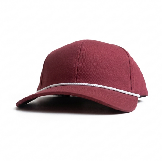 Rope Mode Maroon Snapback Cap
